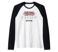 The Day Freedom Came to All Juneteenth History Raglan Baseball Tee