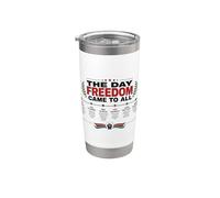 The Day Freedom Came to All Juneteenth History Stainless Steel Insulated Tumbler