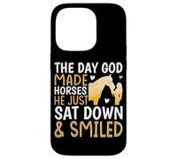 The Day God Made Horses He Just Sat Down & Smiled Case for iPhone 14 Pro