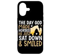 The Day God Made Horses He Just Sat Down & Smiled Case for iPhone 17
