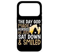 The Day God Made Horses He Just Sat Down & Smiled Case for iPhone 17 Pro