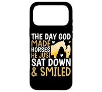 The Day God Made Horses He Just Sat Down & Smiled Case for iPhone 17 Pro Max