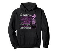 The Day I Lost You Butterfly Heaven Memorial Remembrance Pullover Hoodie