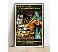 The Day The Earth Stood Still Classic Michael Rennie Movie Film Promo - A Huge 36"x24" Poster Print Similar (Slightly Larger) to A1 Size : Vintage Retro Reproduction BRING YOUR WALLS ALIVE ! #2