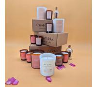 The Day We Met - Deluxe Personalised Candle Gift Set | Custom Wicks™ | Romantic Soy Candle for Couples | Anniversary, Valentine's Day, Wedding Gift for Her or Him