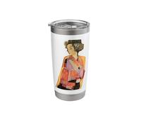 The Daydreamer (Gerti Schiele) by Egon Schiele (1911) Stainless Steel Insulated Tumbler