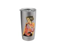 The Daydreamer (Gerti Schiele) by Egon Schiele (1911) Stainless Steel Insulated Tumbler
