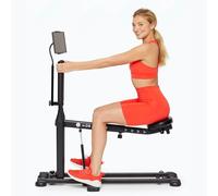 The DB Method Perfect Squat Machine w/ DreamMount | Home Exercise Equipment w/ Tablet/Cellphone Holder | Easy Set Up & Foldable Fitness Equipment | Core, Glutes & Leg Home Workout Machine