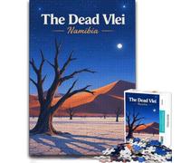 The Dead Vlei, Namibia at Night Jigsaw Puzzle 1000pcs (70x50cm) | For winter weekends: Adult jigsaw puzzle with 1000 pieces offers for the Christmas break.