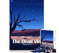 The Dead Vlei, Namibia at Night Jigsaw Puzzles for Teenagers 1000 Pieces Intellect Fun Calm Recreation Exact Edges Lovely Gift (38x52cm)