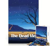 The Dead Vlei Namibia Landscape Jigsaw for Teenagers1000 Pieces Brain Capacity Casual Relaxation Fine Lock (50x75cm)