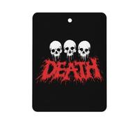 The Death And Skulls Car Air Fresheners Gray | Cute Funny Long Lasting Scent Automotive Hanging Scented Cards Tablets