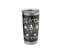 The Death Metal Cat Stainless Steel Insulated Tumbler