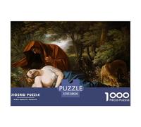 The Death of Procris Wooden Jigsaw Puzzle Waterproof 1000 Piece Puzzles for Adults Fun Challenging Games