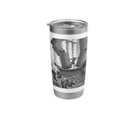 The Death of Samson Gustave Dore Print Broken Pillars Stainless Steel Insulated Tumbler