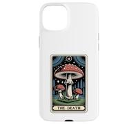 The Death Tarot Card Amanita Muscaria Fly Agaric Mushroom Case for iPhone 15 Plus