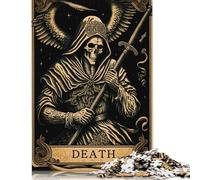 The Death Tarot Card Puzzles for Paperboard Puzzles Great Gift for Adults 38x26cm/1000pcs