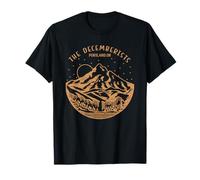 The Decemberists Portland Logo T-Shirt - Unisex-Adults - Black - S - Crew Neck - Short Sleeve - Classic Fit - Polyester 100% - Christmas - Fans of The Decemberists, All Ages
