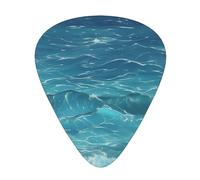 The deep blue sea 12 Piece Guitar Pick Set Durable Non Slip Different Sizes for Electric Guitar Acoustic Guitar Ukulele