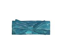 The deep blue sea All-over printed baby bow headband matches any outfit for babies, toddlers and kids