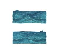 The deep blue sea Baby Headband Soft Polyester Infant Knot Bows Turban Stretchy Hairband
