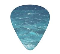The Deep Blue Sea Guitar Plectrums Classical Triangle Bass Acoustic And Electric Guitar Plectrums For Guitarists 12 Pieces