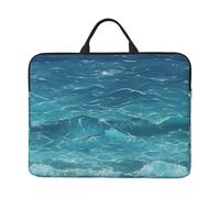 The deep blue sea Prints 14-Inch Laptop Sleeve Waterproof And Shockproof Suitable For Office Work Business Trips And Daily Travel.