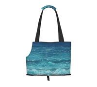 The deep blue sea Small pet carrier suitable for shopping malls airplanes buses and subways