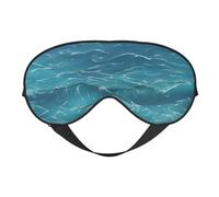 The Deep Blue Sea Soft Eye Mask. Unisex, Comfortable and Breathable, Suitable for Daily Rest. Helps You Quickly Enter Deep Sleep.