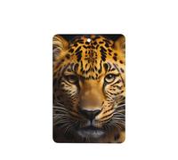The deep-eyed leopard Car air freshener, 4-pack, lightweight, hanging type, for car interior decoration.