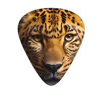 The deep-eyed leopard guitar pick set, 3 different thicknesses, 12 pieces for a variety of instruments
