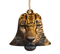 The deep-eyed leopard Printed Christmas Hanging Decorations, DIY Crafts, Perfect for New Year's & Christmas Tree Pendants