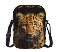 The deep-eyed leopard Prints Zipper crossbody bag