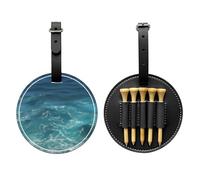 The Deep Ocean Black Golf tee Storage Bag - Easy to Carry Around and More efficient in Playing Golf