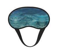 The Deep Ocean Blackout Sleep Mask with Elastic Band Design Fits All Head Shapes Ideal for Travel Office and Shift Work