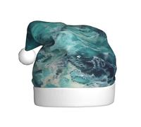 The Deep Ocean Festive Christmas Hats for Adults - Cozy Santa Hat for Men Women New Year Party Supplies Red