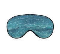 The Deep Ocean Sleep Mask,Adjustable Strap Sleeping Mask, Complete Light Blocking Sleep Shade Cover,Soft Breathable Comfortable Blindfold for Women and Men