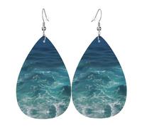 The Deep Ocean Teardrop earrings are perfect for holiday gatherings parties or family dinner decorations.