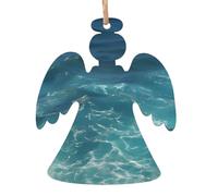 The Deep Ocean Wooden Christmas Decorations Printed Wooden Decorations Suitable for Christmas Trees Party Decorations