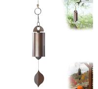 The Deep Resonance Serenity Bell Wind Chime Deep Tone, Large Metal Windchimes for Outside, A Unique Outdoor Hanging Musical Instrument and Low Bass Sounding Memorial Garden Decoration(1pc,Large)