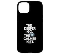 The Deeper I Go The Calmer I Get Cave Diving Case for iPhone 15 Plus