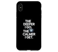 The Deeper I Go The Calmer I Get Cave Diving Case for iPhone XS Max