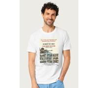 The Deer Hunter Men's Cinematic Montage Poster T-Shirt in White | Size: Medium The Deer Hunter White M