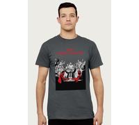 The Deer Hunter Men's Russian Roulette Scene Poster T-Shirt in Dark Grey | Size: Large The Deer Hunter Dark Grey L