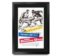 The Defiant Ones 1958 Signed Movie Poster Framed A3 Print Memorabilia Gift