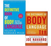 The Definitive Book of Body Language By Allan Pease, Barbara Pease & The Dictionary of Body Language By Joe Navarro 2 Books Collection Set