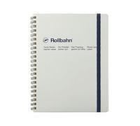 The Delfonics Roruban Pocket memo [Ring/Detach Perforated with] (Horizontal 168 × Vertical 216 Thickness 17mm) Metallic A5 Silver NRP16-SV