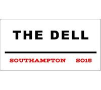The Dell Metal Sign Football Ground Southampton Memorabilia Street Sign 8X12 Inches