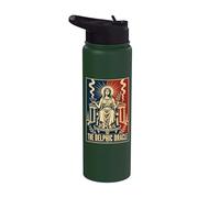 The Delphic Oracle Ancient Greek Pagan Mythology Stainless Steel Insulated Water Bottle