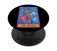 The Delulu Tarot Card Funny Ghostcore PopSockets Adhesive PopGrip